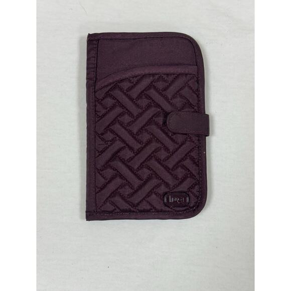 AUTHENTIC LUG Tandem Burgundy Lightweight Card Passport Wallet RFID - Picture 1 of 5